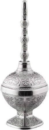 Dekor Amaçlı Ebruli Güldanlık Nikel thumbnail 1