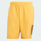 Adidas IP1889 - 7 Club 3-Stripes Tenis Shorts Erkek Sarı Şort - 4