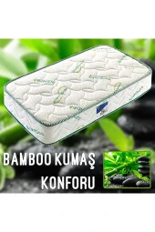 Bamboo Ortopedik Yaylı Yatak Tek Kişilik Yatak Çocuk Yatakları - 2