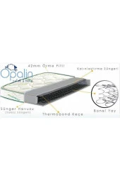 Bamboo Ortopedik Yaylı Yatak Tek Kişilik Yatak Çocuk Yatakları - 4