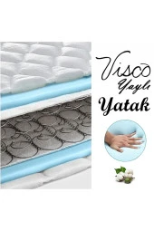 Ortopedik Visco Yaylı Yatak Tek Kişilik Çift Kişilik Bambu Visco Yatak thumbnail 2