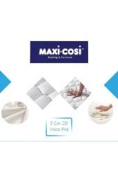 Maxi-Cosi 120x200 Cotton Ortopedik Yatak Şiltesi Visco Yatak Pedi thumbnail 3