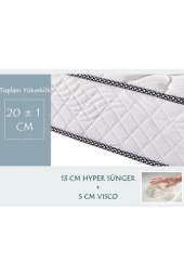 70x140 Balanced Cotton Ortopedik Visco Yatak thumbnail 4