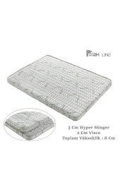 Hygiene Bamboo 150x190 Cm Ortopedik Yatak Şiltesi Visco Yatak Pedi thumbnail 2