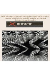 X-Fittbed 100x190 Cm Ortopedik Yaylı Yatak Ortopedik Lüx Su Yolu Cotton 100X190 Yaylı Yatak - 4