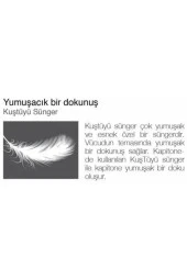 80X160 Maxi Cosi Events Bamboo Ortopedik Yatak 80*160 Kuş Tüyü Pedli Ortopedik Bamboo Yaylı Yatak - 5