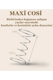 Maxi Cosi Sweet Cotton 110x200 Cm Ortopedik Yaylı Yatak Ortopedik Lüx Cotton 110X200 Yaylı Yatak - 5