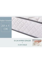 80x130 Balanced Cotton Ortopedik Visco Yatak - 2