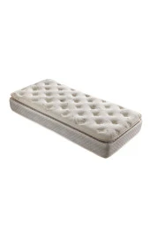Golden 90x130 Ortopedik Yaylı Yatak Kuş Tüyü Pedli 90*130 Organic Cotton Bebek Yatağı - 1
