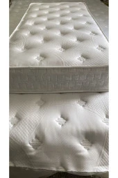 90X190 ORTOPEDİK COTTON YAYLI YATAK TEKKİŞİLİK YAYLI YATAK - 4