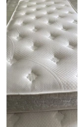 90X190 ORTOPEDİK COTTON YAYLI YATAK TEKKİŞİLİK YAYLI YATAK - 2