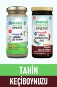 Organik Çiğ Tahin 230 gr + Organik Keçiboynuzu Özü 290 gr - 1