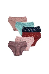 KADIN DESENLİ İÇ KÜLOT 6Lİ thumbnail 2