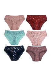 KADIN DESENLİ İÇ KÜLOT 6Lİ thumbnail 3