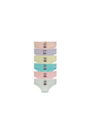 6'lı Baskılı Pamuklu Kız Çocuk Külot thumbnail 1