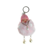Uyuyan Bebek Anahtarlık Yumuşak Tüylü 10 Cm - 3