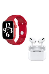 Kırmızı Akıllı Saat Pro Anc Özellikli Bluetooth Kulaklık - 1
