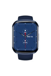Pro 5 Uyumlu Siyah Bluetooth Kulaklık Hw13 Smartwatch Mavi Akıllı Saat - 1