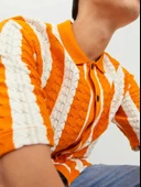 Jack&Jones Oversize Polo Yaka Kısa Kol Erkek Gömlek - Minimalist Stil - 11