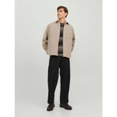 Jack&Jones Erkek Oversize Kadife Gömlek - Uzun Kol - Minimalist - 2