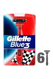 Blue 3 Pride Kullan-at Tıraş Bıçağı 6'lı - 1