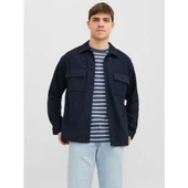 Jack&Jones Oversize Minimalist Uzun Kol Erkek Gömlek - 4
