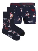 Jack&Jones Noel Boxer Şort & Çorap Seti - Hediyelik - 4