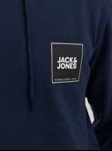 Jack&Jones Oversize Kapüşonlu Sweatshirt - Minimalist Tasarım - Erkek - 6