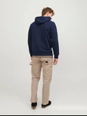 Jack&Jones Oversize Kapüşonlu Sweatshirt - Minimalist Tasarım - Erkek - 8