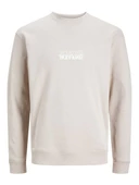 Jack&Jones Oversize Erkek Sweatshirt - Minimalist Günlük Stil - 1