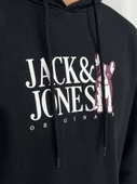 Jack&Jones Erkek Kapüşonlu Sweatshirt - Oversize & Rahat - 12