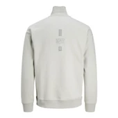 Jack&Jones Erkek Minimalist Yarım Fermuarlı Uzun Kol Sweatshirt - 5