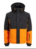 Jack&Jones Erkek Kapüşonlu Oversize Kışlık Mont - Streetwear Tarzı - 4