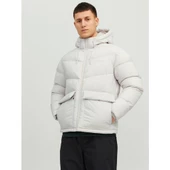 Jack&Jones Erkek Oversize Kapüşonlu Şişme Mont - Günlük Stil - 2