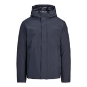 Jack&Jones Minimalist Kapüşonlu Erkek Mont - Regular Fit - Günlük Kullanım - 6