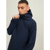 Jack&Jones Minimalist Kapüşonlu Erkek Mont - Günlük Stil - 10