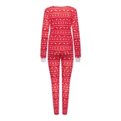 Only Uzun Kol Gece Pijama Takımı - Rahat ve Sıcak Kışlık Desen - 10