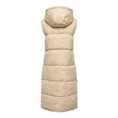 Only Kapüşonlu Midi Oversize Yelek - Günlük Şıklık - 12