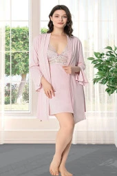 Kadın Çeyizlik Dantelli Penye 6'lı Set thumbnail 4