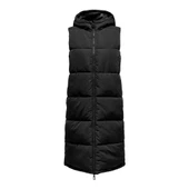 Only Kapüşonlu Midi Oversize Yelek - Günlük Şıklık - 8