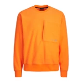 Jack&Jones Erkek Oversize Sweatshirt - Minimalist Stil - Günlük Kullanım - 7