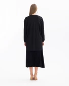 SCL Kadın Oversize Uzun Kol Midi Tunik - Minimalist Tasarım - 9