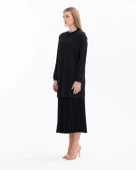 SCL Kadın Oversize Uzun Kol Midi Tunik - Minimalist Tasarım - 6