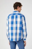 Wrangler Oversize Kareli Uzun Kol Erkek Gömleği - Günlük & Şık - 8