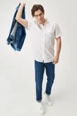 Wrangler Oversize Kısa Kol Erkek Gömlek - Minimalist Stil - 4