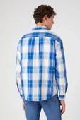 Wrangler Oversize Kareli Uzun Kol Erkek Gömleği - Günlük & Şık - 4
