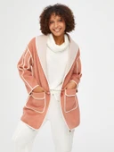 Faik Sönmez Oversize Midi Kaban - Minimalist Tasarım - 1