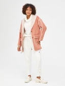 Faik Sönmez Oversize Midi Kaban - Minimalist Tasarım - 5