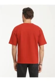 Kip Oversize Kısa Kol Yuvarlak Yaka Minimalist Erkek T-Shirt TSH-1348 - Günlük Kullanım - 5