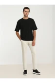 Kip Oversize Kısa Kol Yuvarlak Yaka Minimalist Erkek T-Shirt TSH-1348 - Günlük Kullanım - 12